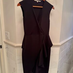 RACHEL Rachel Roy Asymmetrical Black Dress